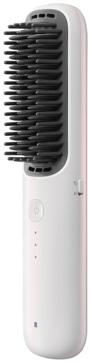 Выпрямляющая расческа для волос беспроводная Xiaomi Cordless Hair Straightener Brush белый BHR07REGL